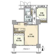 大阪福島タワーの間取り画像