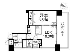 アプリーレ神戸元町の間取り画像