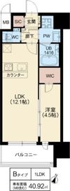 スプランディッド新大阪VIIの間取り画像