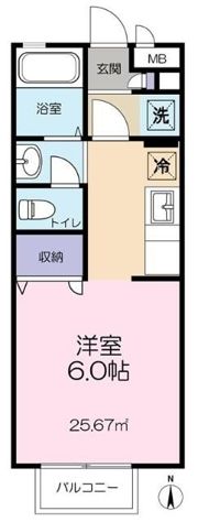 ジュネス光ヶ丘の間取り画像