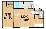 CANAAN北栄の間取り画像