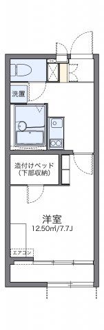 レオパレスセントラル誉田の間取り画像