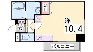 SDグランツ神戸大開通の間取り画像