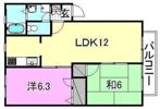 ディアス西石井の間取り画像