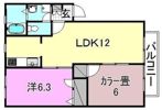 ディアス西石井の間取り画像