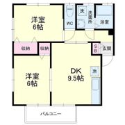 クラウンハイツNの間取り画像