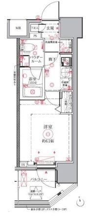 クレイシア川口の間取り画像