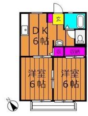 サンライフひろみね Aの間取り画像