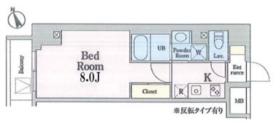 ガーネットロワの間取り画像