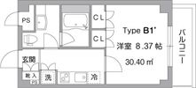 ガーデン中野の間取り画像