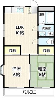 エステート昭島の間取り画像