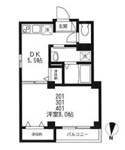 ビューノブラン桜台の間取り画像