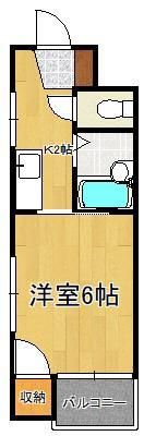 シャトレ足原の間取り画像