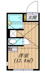 ECOLE（エコール） 105号室の間取り画像