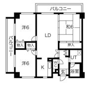 アビタシオン橋本Iの間取り画像