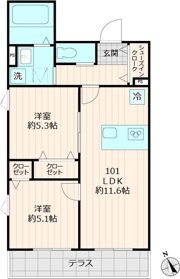 仮称メゾンブルーの間取り画像
