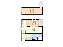 ポラリスR3千早の間取り画像