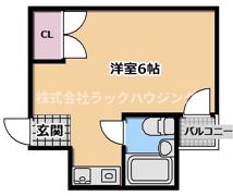 JPアパートメント守口Ⅴの間取り画像
