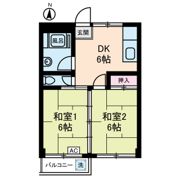 コーポ四季の間取り画像