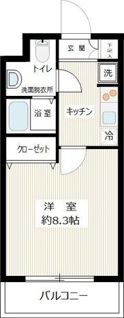 ファーストコート赤羽の間取り画像