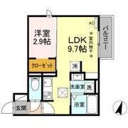 サンリットAsahiの間取り画像