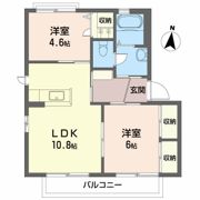 メゾンウィステリア A棟の間取り画像