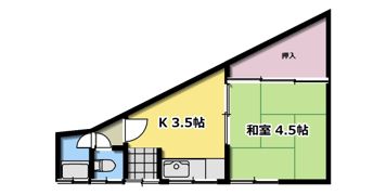 コーポ白川の間取り画像
