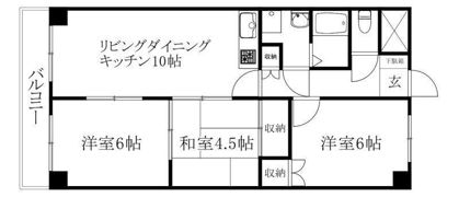 クオリティーハイツ尾崎の間取り画像