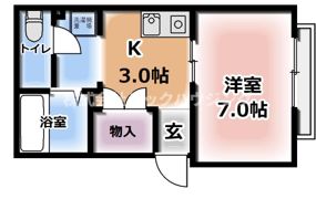 K・メゾンドール辻の間取り画像