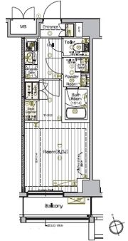 マキシヴ西新井の間取り画像