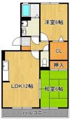 クレール徳力の間取り画像