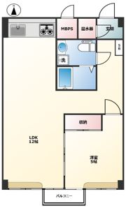 日興パレス高田馬場の間取り画像