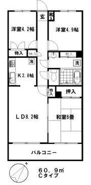 藤重弐番館の間取り画像