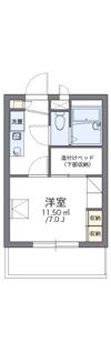 レオパレスボムールの間取り画像