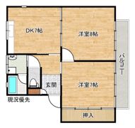 コーポ野津の間取り画像