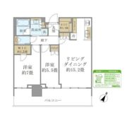 パークタワー勝どきミッドの間取り画像