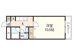 JRBハイツ倉敷駅前の間取り画像