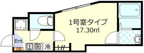 ディアマンテ北千住の間取り画像