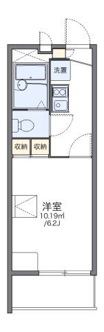 レオパレスキタハラの間取り画像