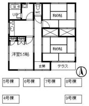 桜井住宅の間取り画像