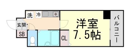 ブロスコート六甲Ⅱの間取り画像
