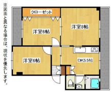 井堀南団地 3棟の間取り画像