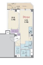 b’CASA横浜セントラルの間取り画像