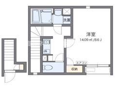 クレイノ茂木2の間取り画像