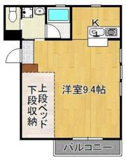 コーポラスMの間取り画像
