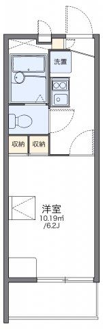 レオパレスニュー千葉ハイツ Bの間取り画像