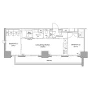 ザ・パークハビオ巣鴨の間取り画像