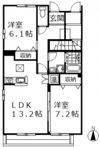 プラムガーデン Aの間取り画像