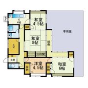西新篠原貸家の間取り画像