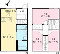 浦和区上木崎戸建ABCDの間取り画像